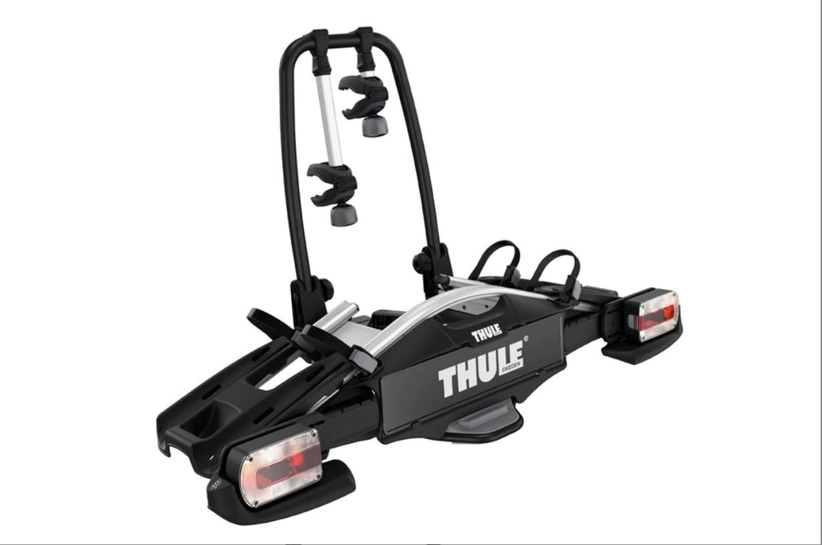 SUPORTE THULE VELOCOMPACT PARA 2 BICICLETAS PARA ENGATE Preto