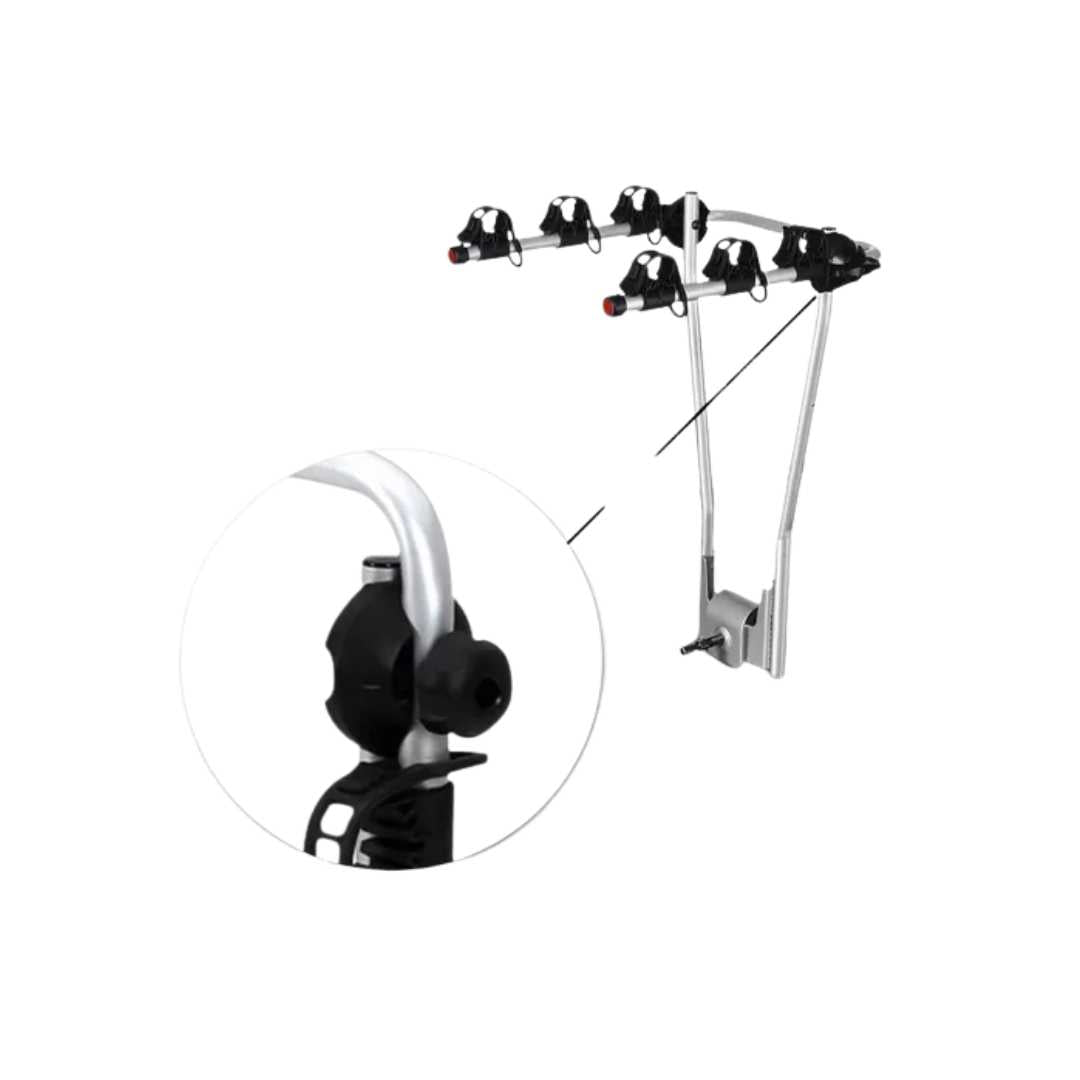 SUPORTE THULE HANGON INCLINAVEL ALUMINIO PARA ENGATE PARA 3 BICICLETAS Preto
