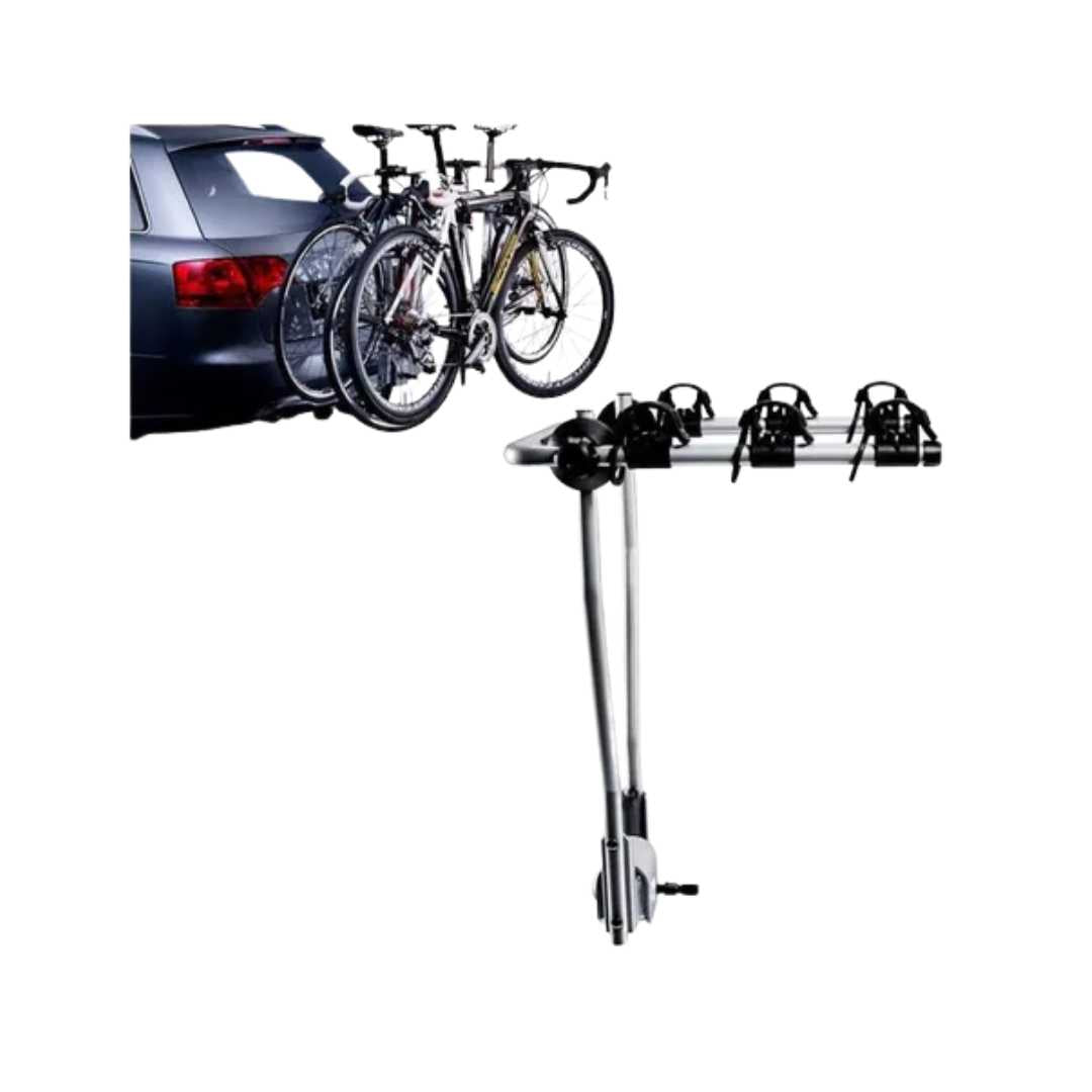 SUPORTE THULE HANGON INCLINAVEL ALUMINIO PARA ENGATE PARA 3 BICICLETAS Preto