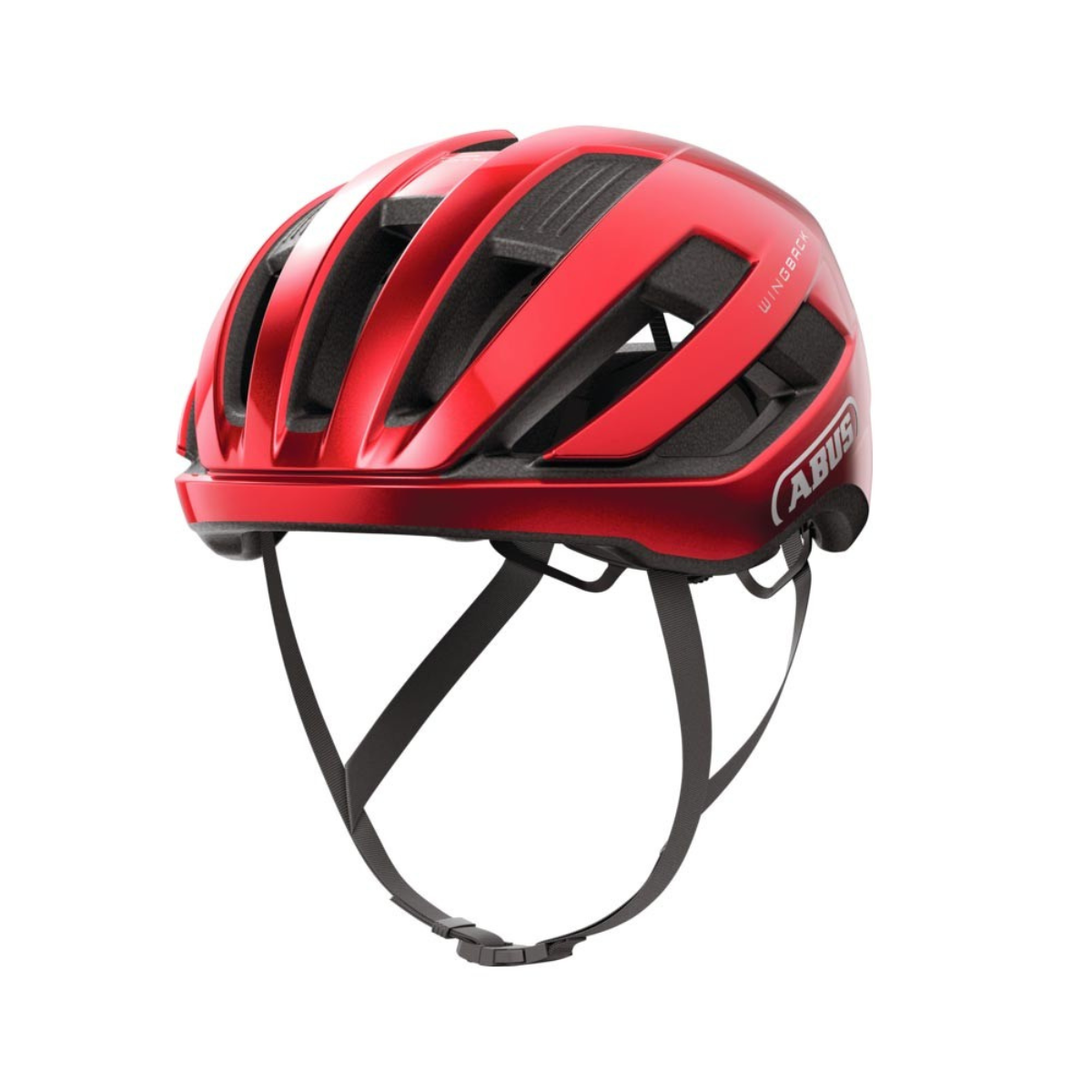 CAPACETE CICLISMO ABUS WINGBACK VERMELHO TAM M 56 - 58 CM
