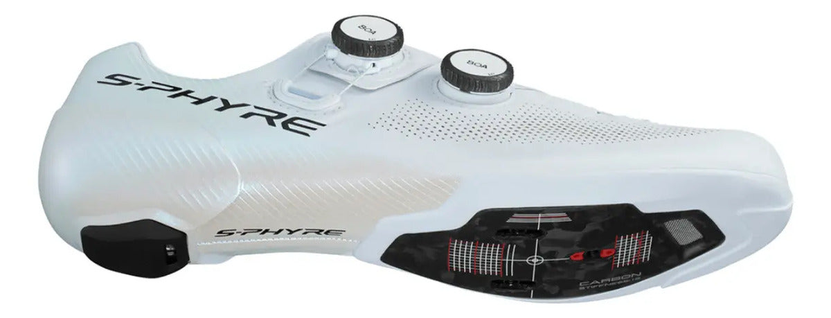 SAPATILHA SHIMANO ROAD SH-RC903 S-PHYRE LARGO COR BRANCO