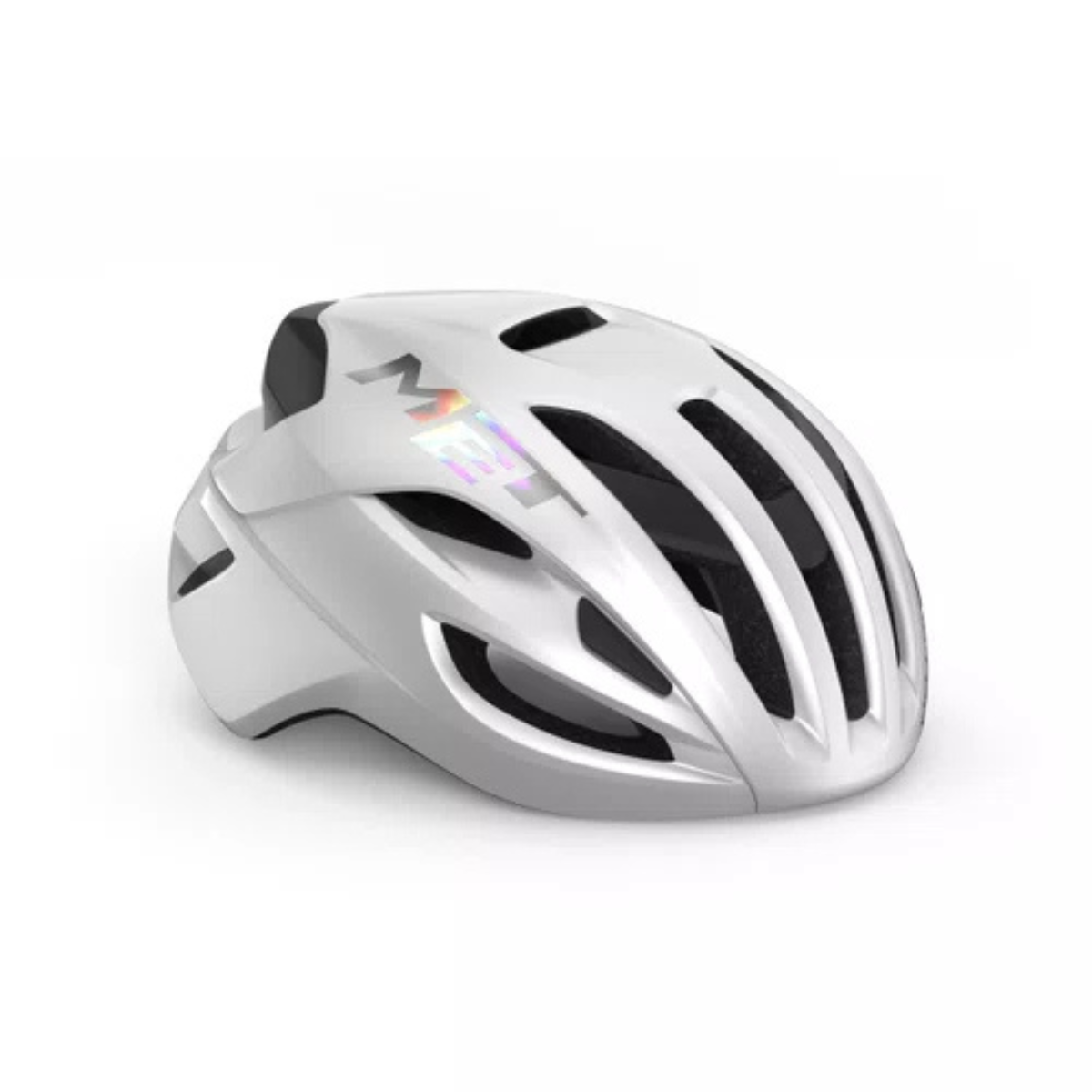 CAPACETE MET ROAD RIVALE MIPS BRANCO HOLOGRAF
