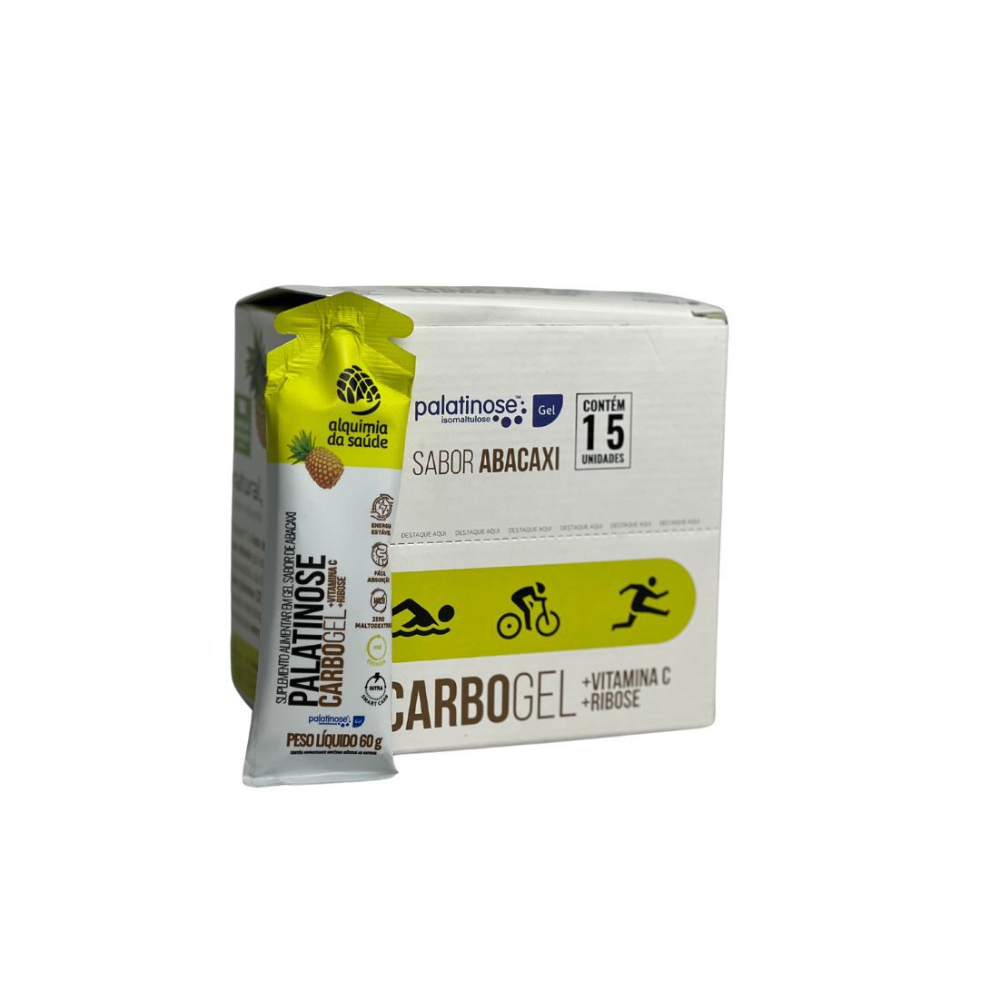PALATINOSE GEL ALQUIMIA DA SAUDE CAIXA COM 15 UNIDADES SABOR ABACAXI