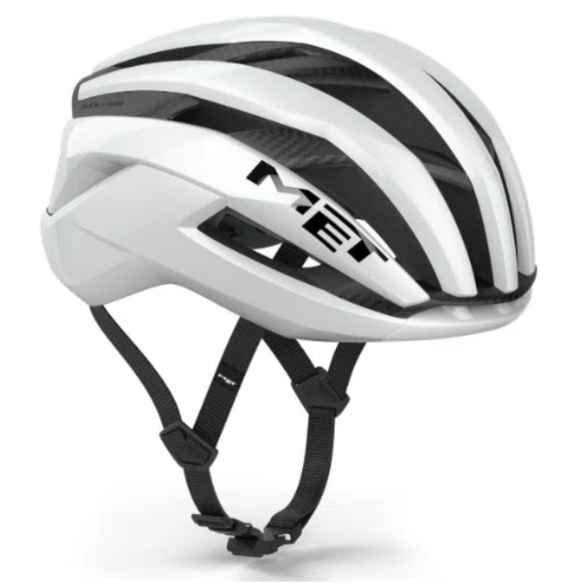 CAPACETE MET TRENTA 3K CARBON BRANCO M