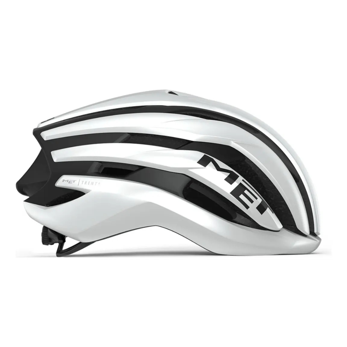 CAPACETE MET ROAD TRENTA MIPS BRANCO/PRETO P