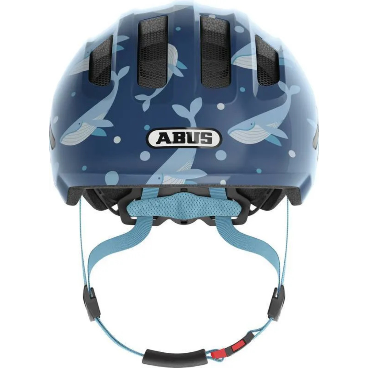 CAPACETE CICLISMO ABUS SMILEY 3.0  AZUL BALEIA TAM M